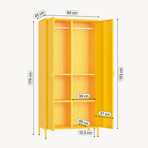 Kledingkast Esteli 2-deurs 170x80x45 cm [en.casa] 