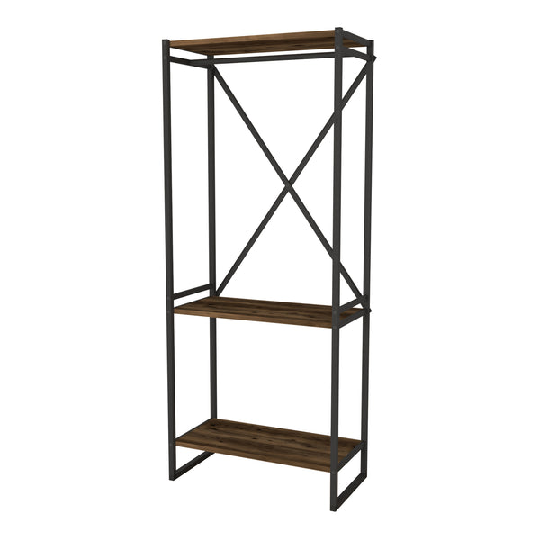 [en.casa] Kledingkast Ulstein open kast 160x66x34 cm - 2 varianten