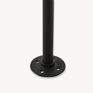 Kledingrek Kenävatka wandmontage zwart [en.casa]