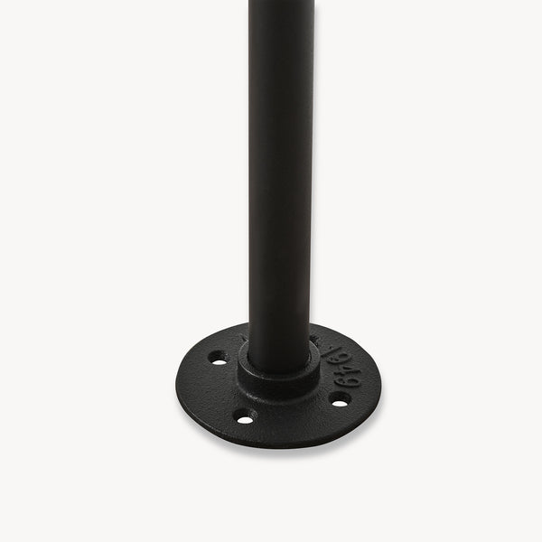 Kledingrek Kenävatka wandmontage zwart [en.casa]