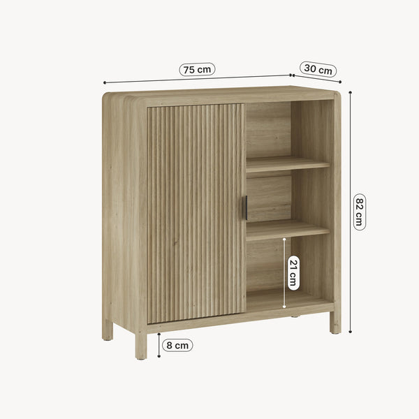 Commode Lukkodso 82x75x30 cm [en.casa]