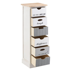 Ladekast Salo met 6 lades 91x29x27 cm - 3 varianten