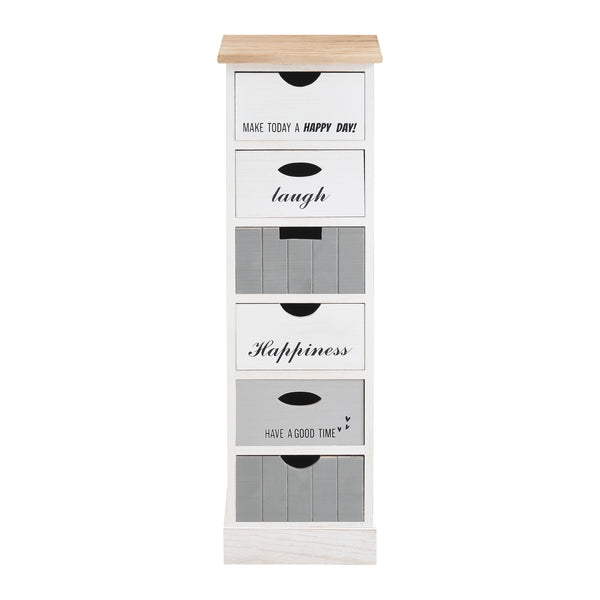 Ladekast Salo met 6 lades 91x29x27 cm - 3 varianten