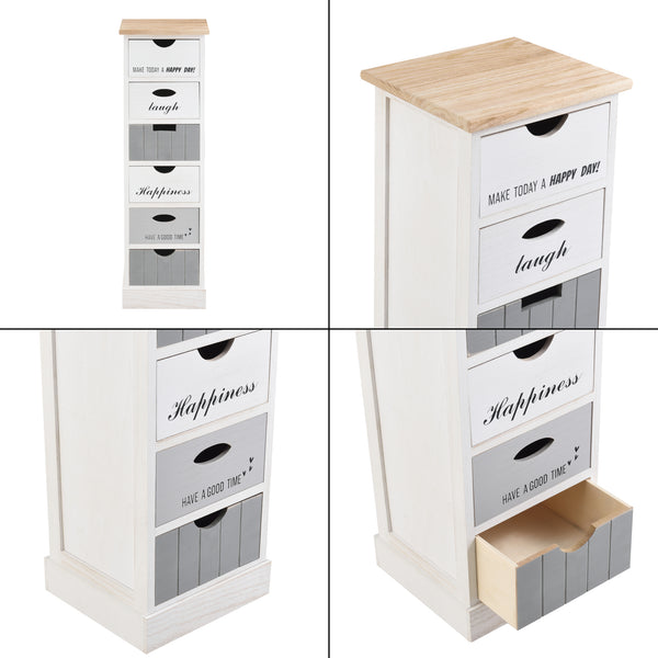 Ladekast Salo met 6 lades 91x29x27 cm - 3 varianten