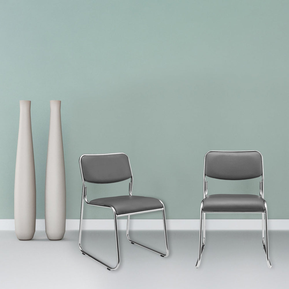 Konferenzstoel 4-delige set kunstlederen bekleding in verschillende kleuren [pro.tec] - premiumXL