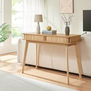 Consoletafel Tysvær bamboe 110x40x78 cm naturel [en.casa]