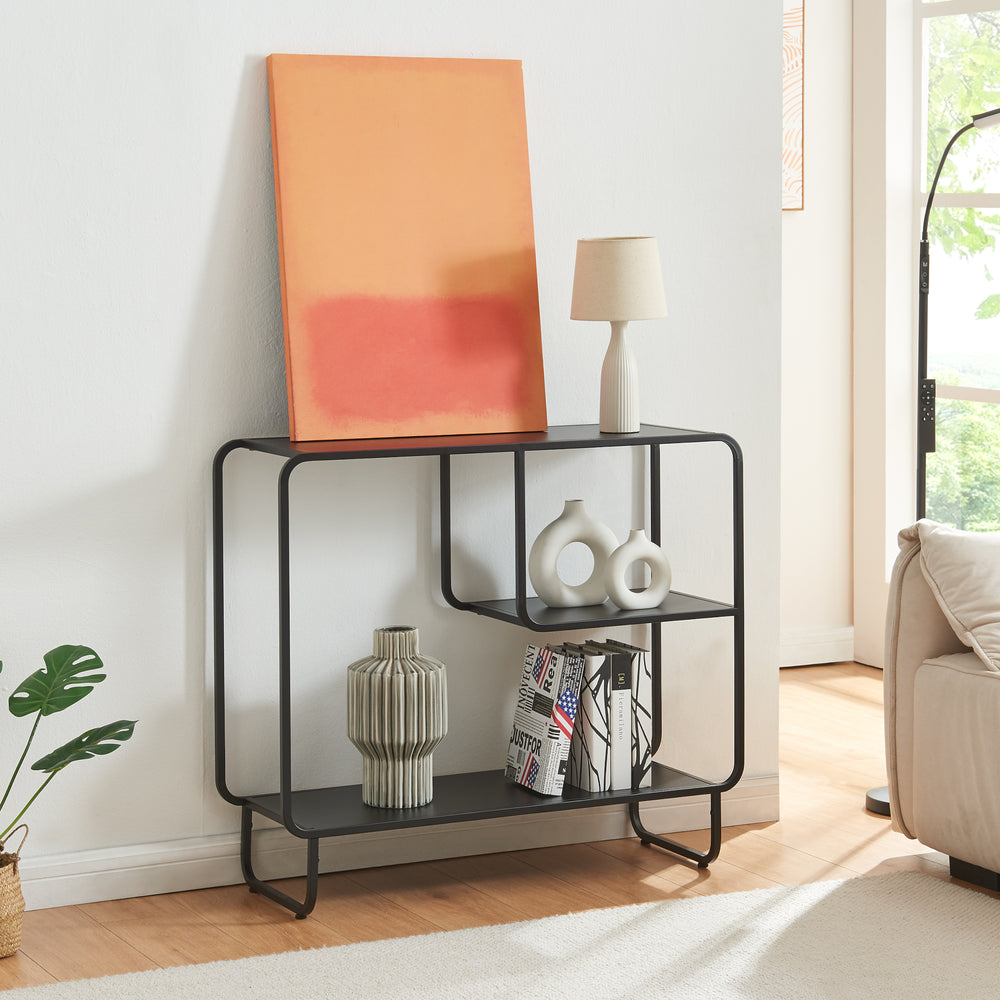 Consoletafel Færder zwart mat [en.casa]