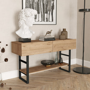 Consoletafel Lappeenranta 139x43x76cm in verschillende kleuren [en.casa] - premiumXL