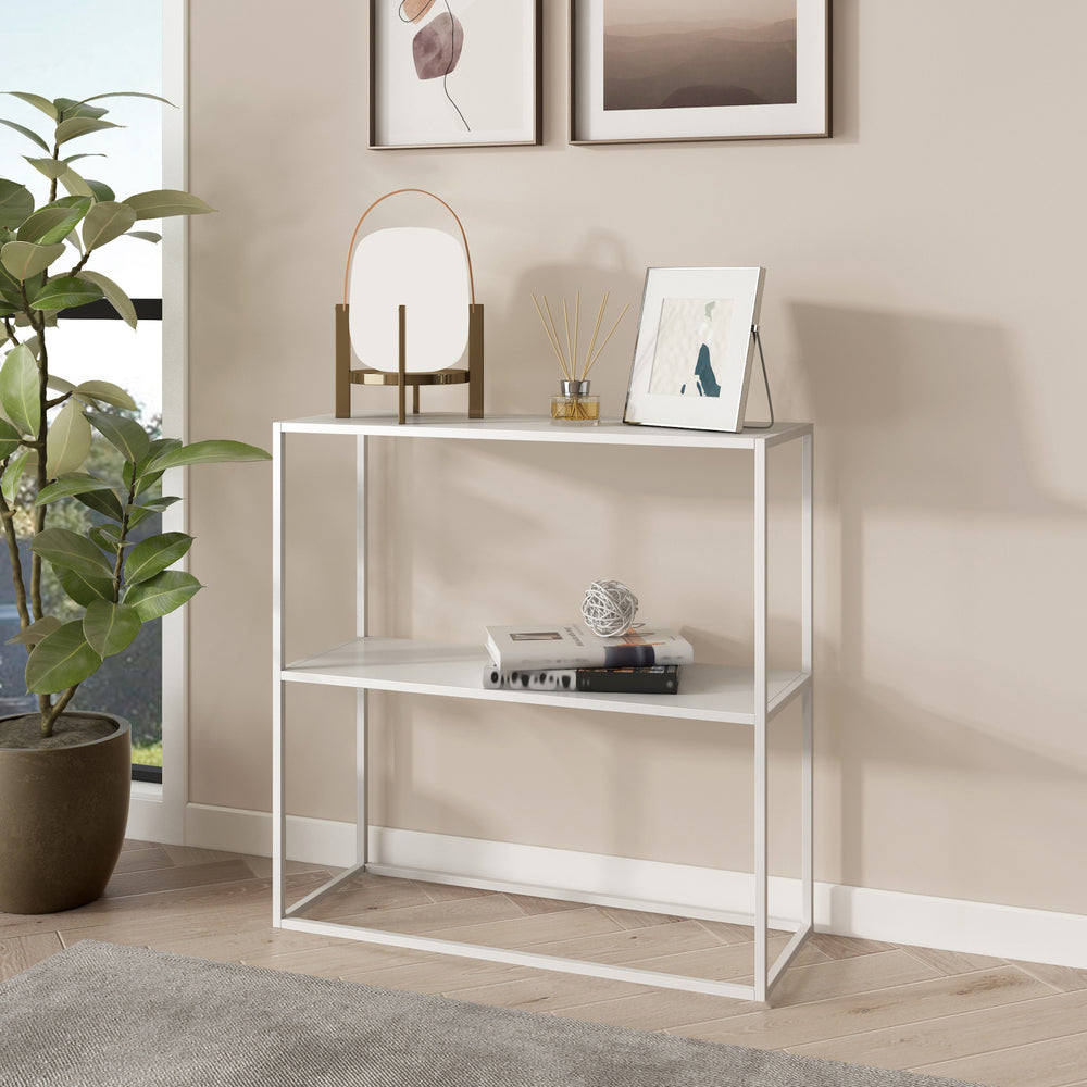 Consoletafel Strömstad 80x80x26cm van staal [en.casa] - premiumXL