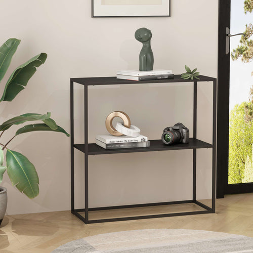 Consoletafel Strömstad 80x80x26cm van staal [en.casa] - premiumXL