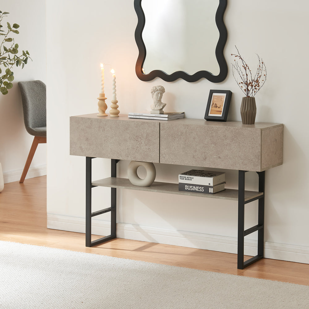 Consoletafel Varberg 120x30x75 cm [en.casa]