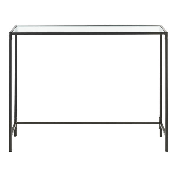 Console tafel Alajarvi sidetable metaal en glas 100x35x80 cm - 2 varianten