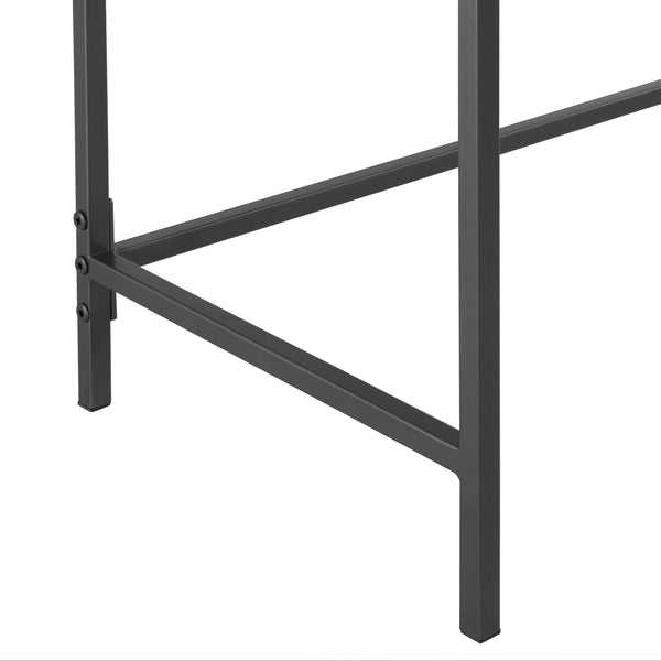 Console tafel Alajarvi sidetable metaal en glas 100x35x80 cm - 2 varianten