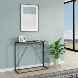 [en.casa] Console tafel Austevoll 90x30x80 cm staal - 2 varianten