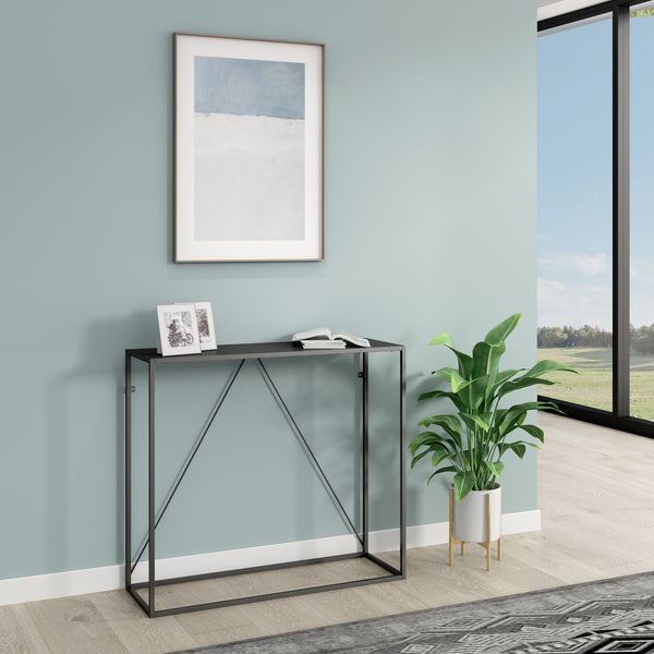 [en.casa] Console tafel Austevoll 90x30x80 cm staal - 2 varianten