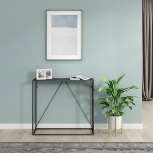 [en.casa] Console tafel Austevoll 90x30x80 cm staal - 2 varianten
