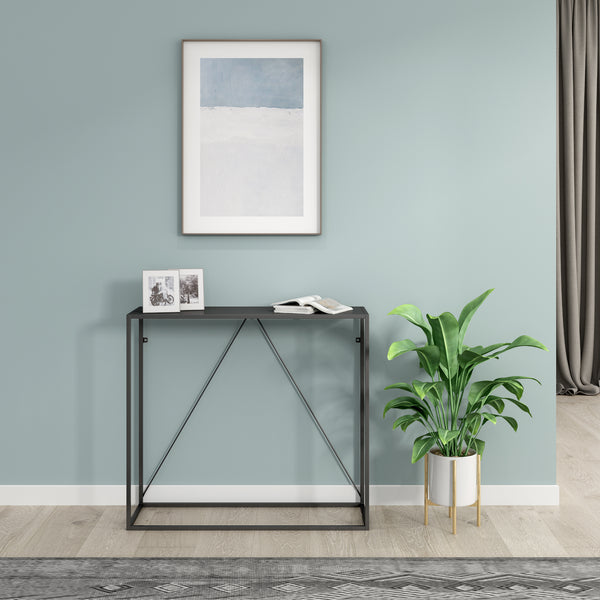 [en.casa] Console tafel Austevoll 90x30x80 cm staal - 2 varianten