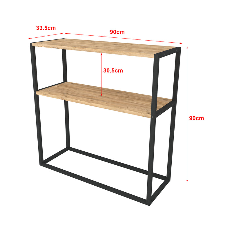 Maatschets [en.casa] Console tafel Hemsedal sidetable 90x90x33,5 cm - 3 varianten