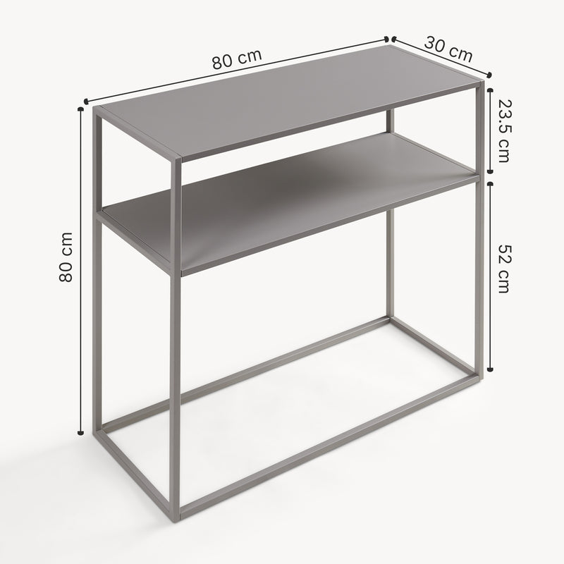 Maatschets Console tafel Kuhmo sidetable 80x80x30 cm [en.casa]