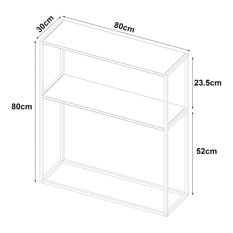 Maatschets Console tafel Kuhmo sidetable 80x80x30 cm [en.casa]