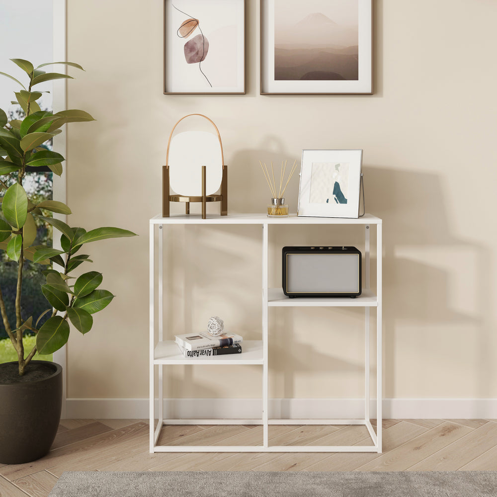 Consoletafel Strömstad met 3 planken in verschillende kleuren [en.casa] - premiumXL