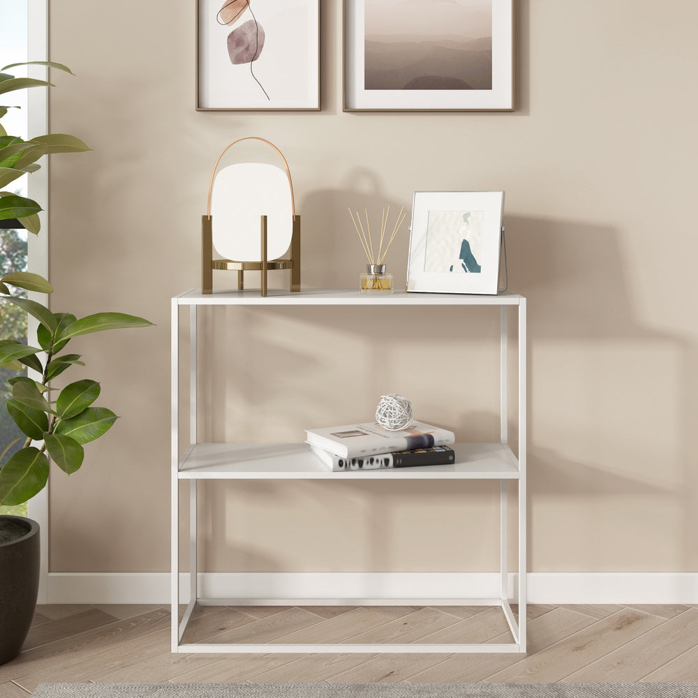 Consoletafel Strömstad 80x80x26cm van staal [en.casa] - premiumXL