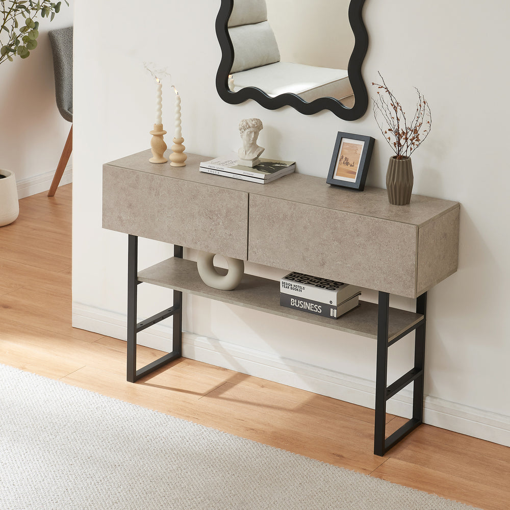 Consoletafel Varberg 120x30x75 cm [en.casa]