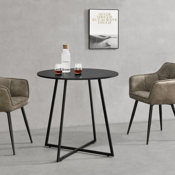 [en.casa] Eettafel Vaggeryd rond 78x80 cm - 2 varianten