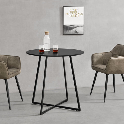 [en.casa] Eettafel Vaggeryd rond 78x80 cm - 2 varianten