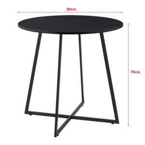 [en.casa] Eettafel Vaggeryd rond 78x80 cm - 2 varianten
