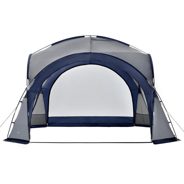 [pro.tec] Paviljoen Grästorp met LED-verlichting 345x345x247 cm - 3 varianten