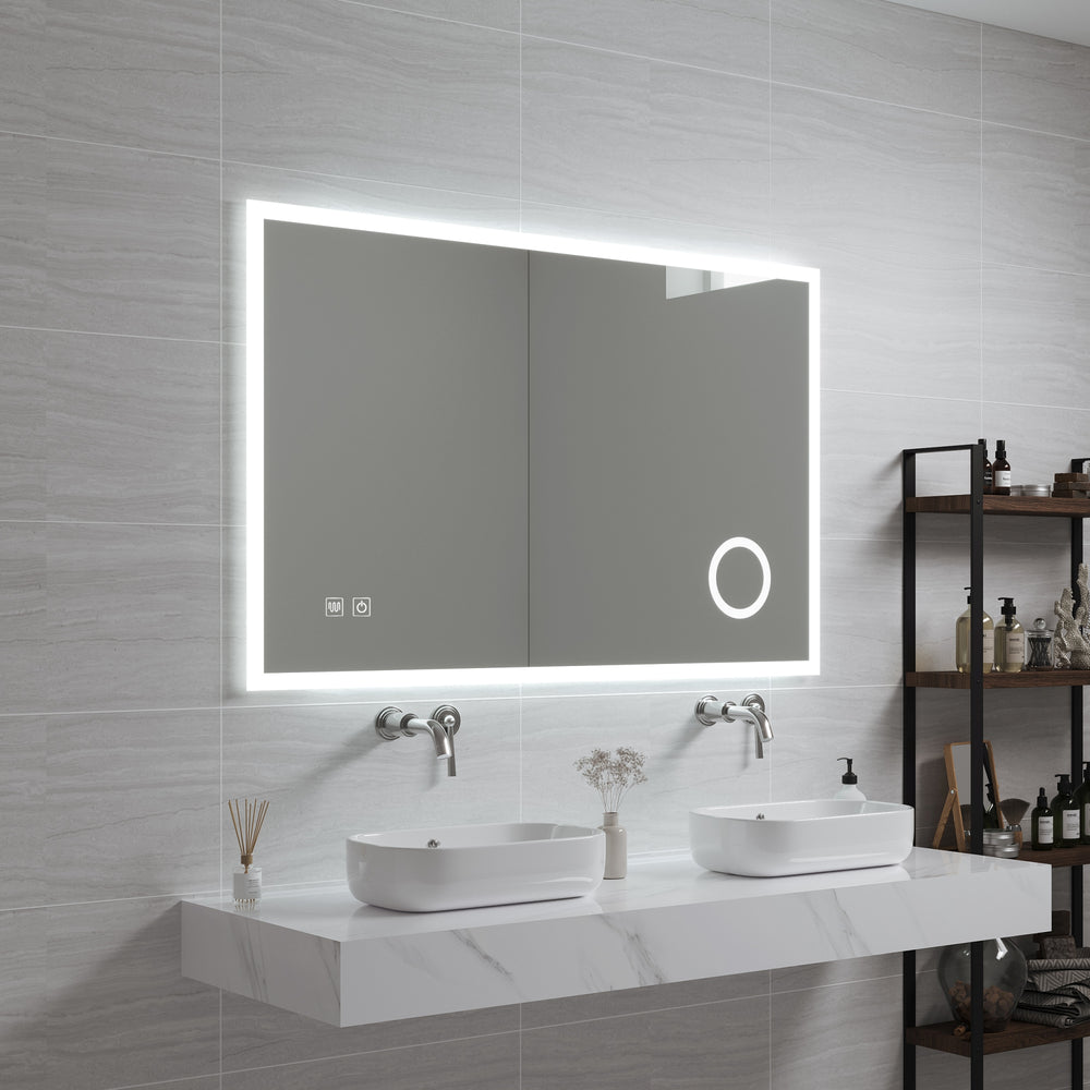 LED - Badspiegel Scafa Wit in versch. maten [pro.tec] - premiumXL