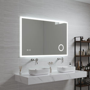 LED - Badspiegel Scafa Wit in versch. maten [pro.tec] - premiumXL
