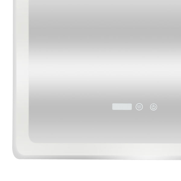 [pro.tec] LED spiegel Casoli zilverkleurig - 4 varianten