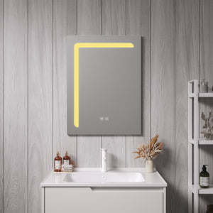 [pro.tec] Spiegel Chambave met LED verlichting zilverkleurig - 4 varianten