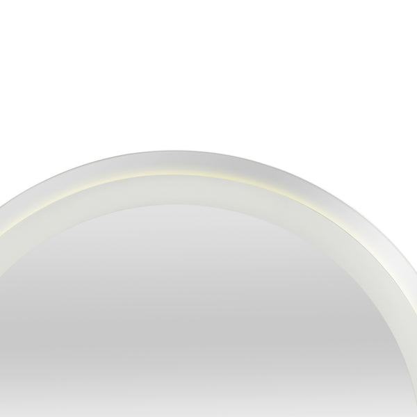 [pro.tec] LED spiegel rond Maratea zilverkleurig - 4 varianten