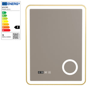 [pro.tec] Spiegel Pescara met LED verlichting - 4 varianten