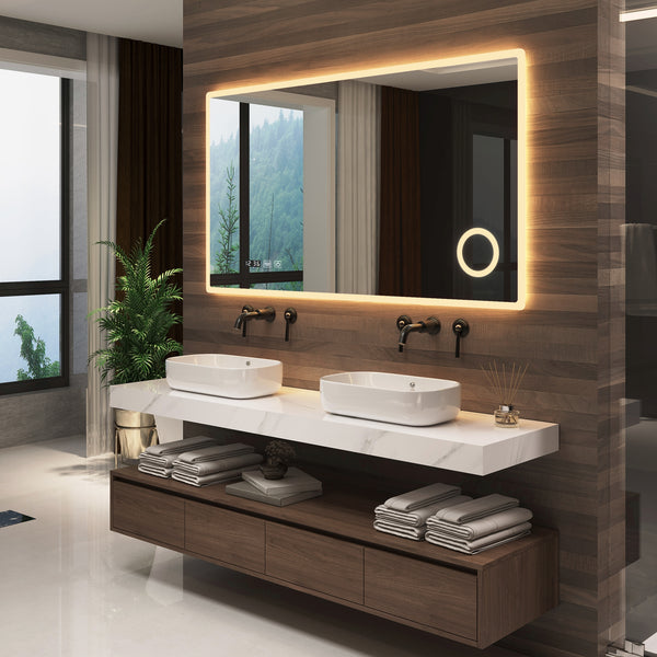 [pro.tec] Spiegel Racale met LED verlichting wit - 3 varianten