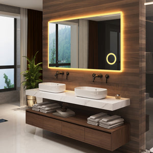 [pro.tec] Spiegel Racale met LED verlichting wit - 3 varianten