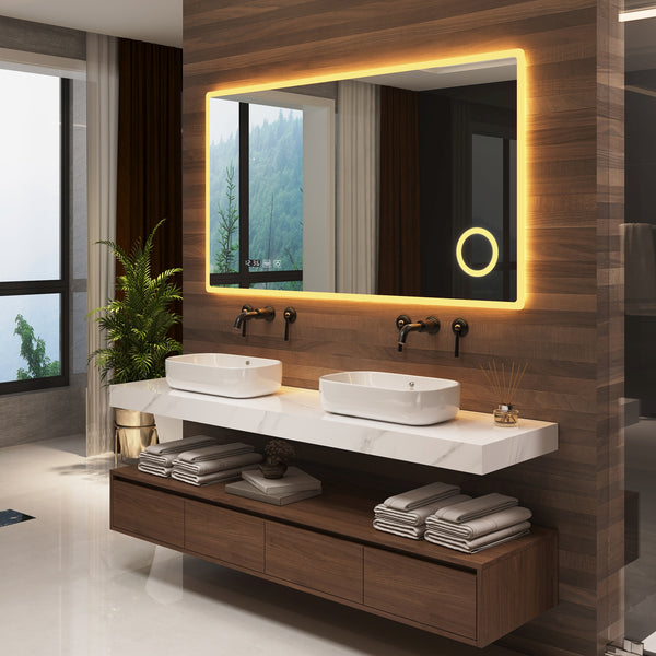 [pro.tec] Spiegel Racale met LED verlichting wit - 3 varianten
