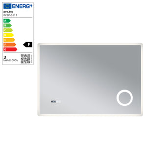 [pro.tec] Spiegel Racale met LED verlichting wit - 3 varianten
