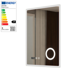 [pro.tec] Spiegel Racale met LED verlichting wit - 3 varianten