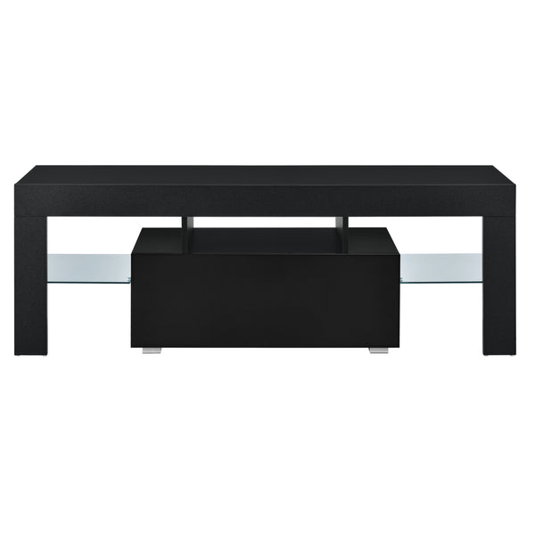 Tv meubel Grimsey met led verlichting, afstandsbediening, planken en lade - verschillende kleuren