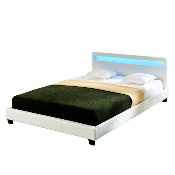Bed Parijs met LED-verlichting bedbodem - verschillende maten en kleuren