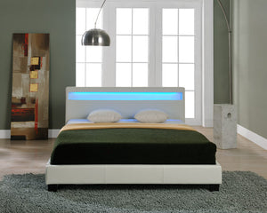 Bed Parijs met LED-verlichting bedbodem - verschillende maten en kleuren