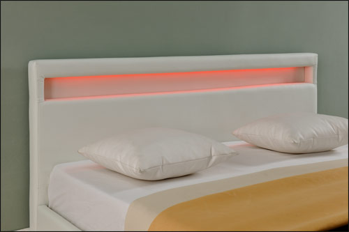 Bed Parijs met LED-verlichting bedbodem - verschillende maten en kleuren