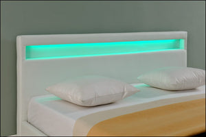 Bed Parijs met LED-verlichting bedbodem - verschillende maten en kleuren