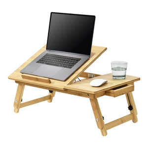 Bamboe laptoptisch Trysil 55x35x28cm [en.casa] - premiumXL