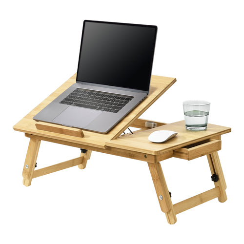 Bamboe laptoptisch Trysil 55x35x28cm [en.casa] - premiumXL