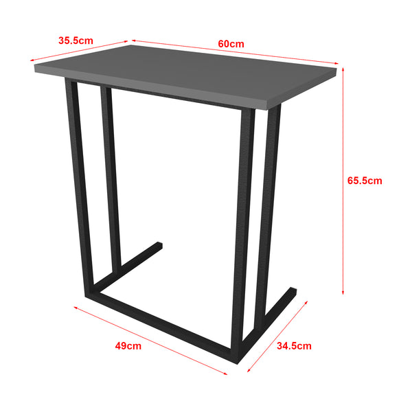 [en.casa] Bureau Högsby laptoptafel 65,5x60x35,5 cm - 4 varianten